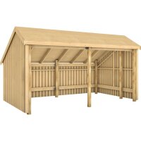 PLUS Multi Gartenhaus - 2 offene Module - 10,5 m²
