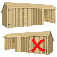 PLUS Multi Gartenhaus 15,5 m² - 3 Module...