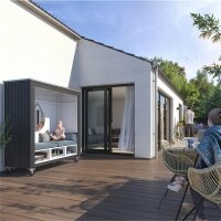 PLUS SIESTA Spielhaus Sommerly auf Rädern - 179 x 68...