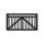 PLUS Linea Breites Tor - 150 x 80 cm