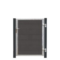 PLUS Futura WPC-Tor rechts - 99×127 cm + 16 cm...