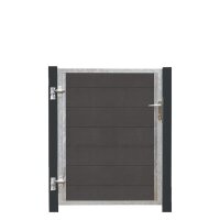 PLUS Futura WPC-Tor links - 99×127 cm + 16 cm...