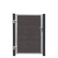 PLUS Futura WPC-Tor links - 99×145 cm + 16 cm...