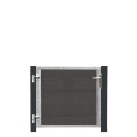 PLUS Futura WPC-Tor links - 99×91 cm + 16 cm...