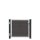 PLUS Futura WPC-Tor links - 99×91 cm + 16 cm grauschwarze Pfosten