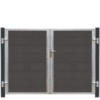 PLUS Futura Doppeltor rechts - 197×145 cm + 16 cm...