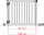 PLUS Basic Einzeltor - 100×85 cm - Schwarz