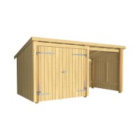 PLUS Nordic Multi Gartenhaus 9,5 m² - 2 Module...