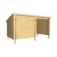 PLUS Nordic Multi Gartenhaus 9,5 m² - 2 Module...
