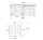 PLUS Nordic Multi Gartenhaus 9,5 m² - 2 Module Doppeltür & offene Fassade m. Dachpappe / Aluleisten / H-Pfostenfüße
