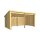PLUS Nordic Multi Gartenhaus 9,5 m² - 2 Module offen