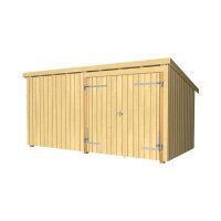 PLUS Nordic Multi Gartenhaus 9,5 m² - 2 Module Doppeltür & Fassade