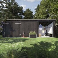 PLUS Nordic Multi Gartenhaus 14 m² - 3 Module...