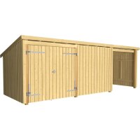 PLUS Nordic Multi Gartenhaus 14 m² - 3 Module...