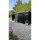 PLUS Nordic Multi Gartenhaus 14 m² - 3 Module Doppeltür & offene / geschlossene Fassade m. Dachpappe / Aluleisten / H-Pfostenfüße