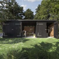 PLUS Nordic Multi Gartenhaus 14 m² - 3 Module m. 2...