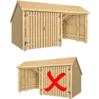 PLUS Multi Gartenhaus 10,5 m² - 2 Module...