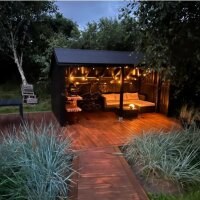 PLUS Multi Gartenhaus 10,5 m² - 2 Module offen m. Dachpappe / Aluleisten / H-Pfostenfüße