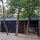 PLUS Multi Gartenhaus 15,5 m² - 3 Module Doppeltür & offene / geschlossene Fassade m. Dachpappe / Aluleisten / H-Pfostenfüße