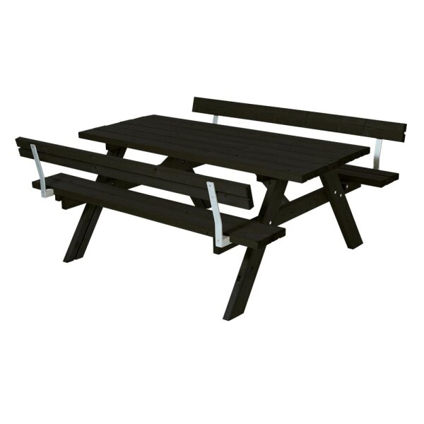 PLUS Kombimöbel 177x155x71/45 cm Planken 42mm mit Klappsitzen & Rückenlehnen