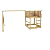 PLUS Play Spielturm inkl. Schaukelanbau aus Holz