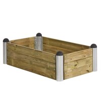 PLUS PIPE Hochbeet 80 x 140 cm - Druckimprägniert