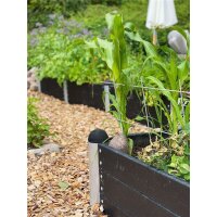 PLUS PIPE Hochbeet 80 x 140 cm - Schwarz