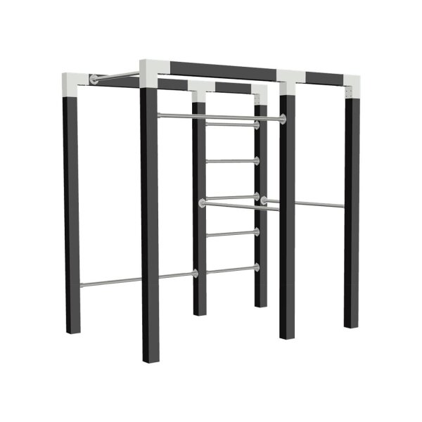 PLUS Outdoor Fitness - Modell 2 - Schwarz