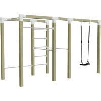 PLUS Outdoor Fitness - Modell 3 - Druckimprägniert