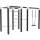 PLUS Outdoor Fitness - Modell 3 - Schwarz