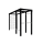 PLUS Daylife Modell 2 B: 108 cm - L: 369 cm - H: 208 cm Druckimprägniert NTR Kl. A farbgrundiert RAL 9005 Schwarz