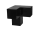 PLUS Daylife Modell 4 B: 108 cm - L: 369/297 cm - H: 208 Druckimprägniert NTR Kl. A farbgrundiert RAL 9005 Schwarz