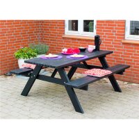 PLUS Kombimöbel mit Klappsitzen - 177 cm - Schwarz