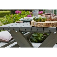 PLUS Nostalgi Plankengarnitur - 177 cm - 1 Tisch und 2...
