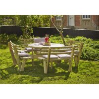 PLUS Kombimöbel rund mit Rückenlehne - Ø237 cm - Druckimprägniert