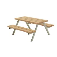 PLUS Alpha Junior Kombimöbel 118x118x57/32,5 Thermowood