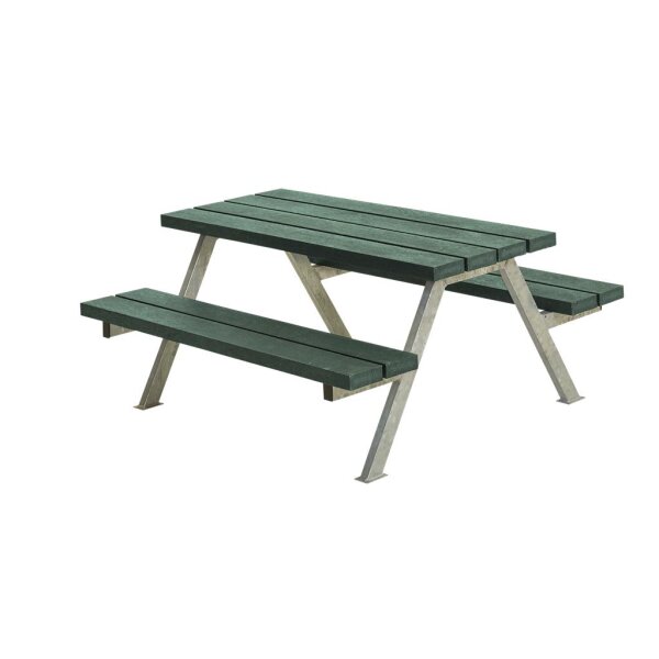 PLUS Alpha Junior Kombimöbel 118x118x57/32,5 ReUsed plast/textil Grün