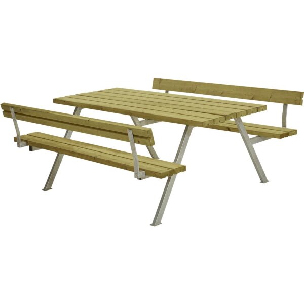 PLUS Alpha Kombimöbel mit 2 Rückenlehnen - 177 cm - Druckimprägniert