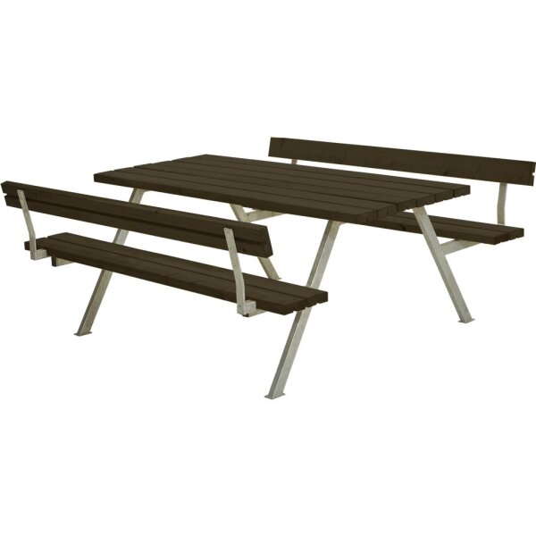PLUS Alpha Kombimöblen mit 2 Rückenlehnen - 177 cm - Schwarz