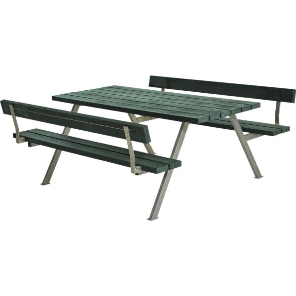 PLUS Alpha Kombimöbel mit 2 Rückenlehnen - 177 cm - ReTe x - Grün