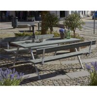 PLUS Alpha Kombimöbel mit 2 Rückenlehnen - 177 cm - ReTe x - Grau