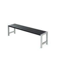PLUS Plankenbank - 176 cm - Schwarz