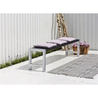 PLUS Plankenbank - 176 cm - Schwarz