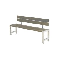 PLUS Plankenbank mit Rückenlehne 176 cm