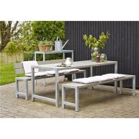 PLUS Plankenbank mit Rückenlehne 176 cm