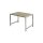 PLUS Cafétisch 127 cm - Graubraun