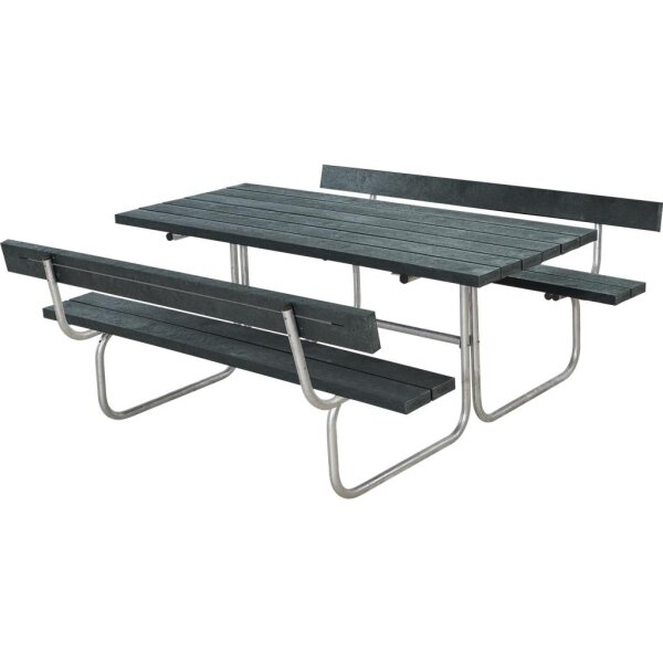 PLUS Classic Kombimöbel mit 2 Rückenlehnen - 177 cm - ReTe x - Grau