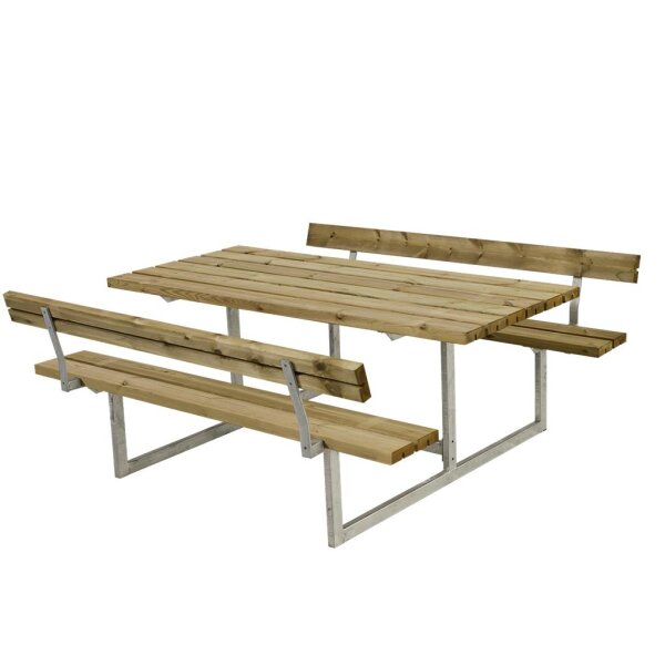 PLUS Basic Kombimöbel mit 2 Rückenlehnen - 177 cm - Druckimprägniert