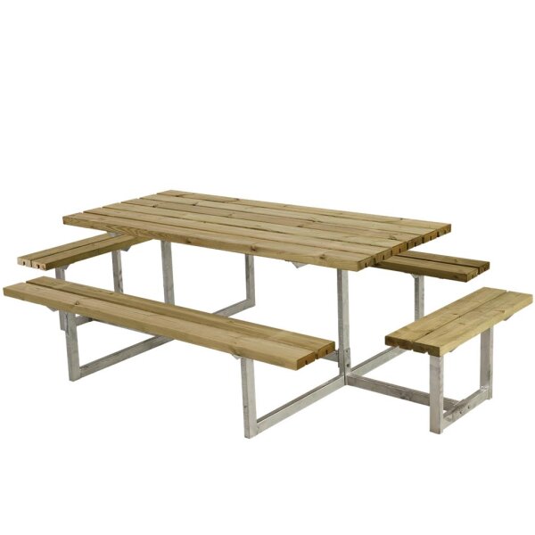 PLUS Basic Kombimöbel mit 2 Anbausätzen - 260 cm - Druckimprägniert