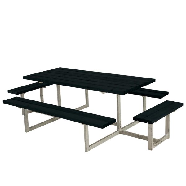 PLUS Basic Kombimöbel mit 2 Anbausätzen - 260 cm - Schwarz
